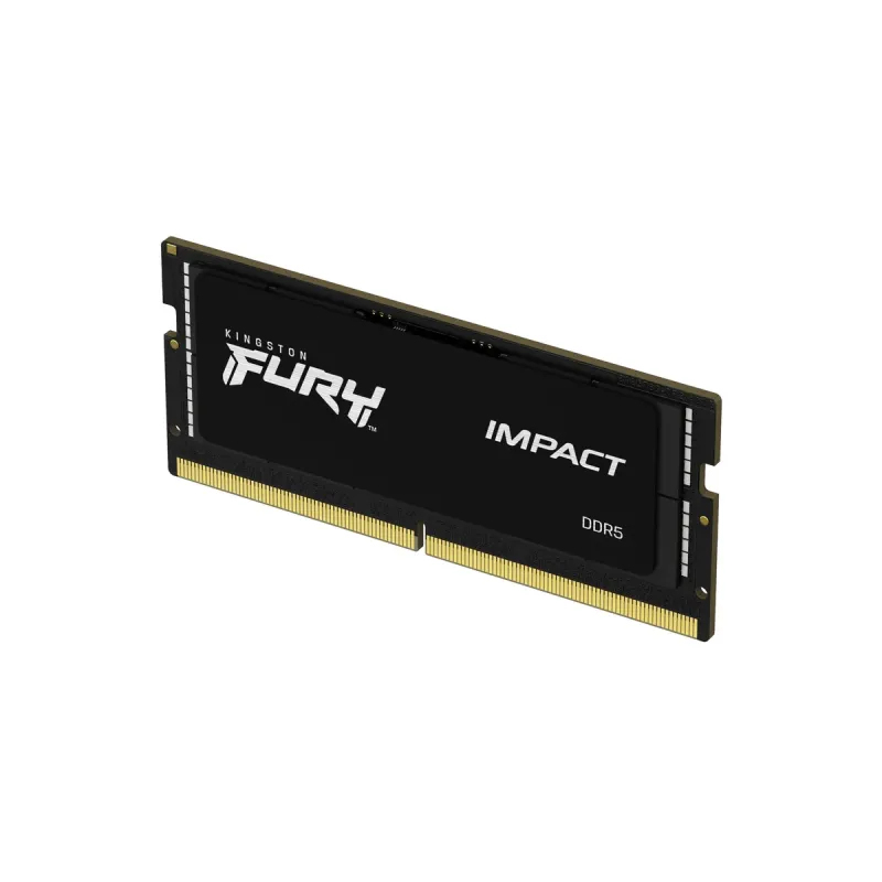 זיכרון SODIMM Kingston FURY Impact 16GB DDR5 5600MHz CL40 PnP KF556S40IB-16 16GB DDR5 SO-DIMM 5600MHz