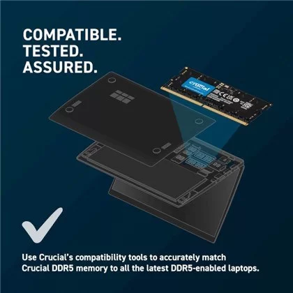 זיכרון SODIMM Crucial CT16G56C46S5 16GB DDR5 SO-DIMM 5600MHz CL46