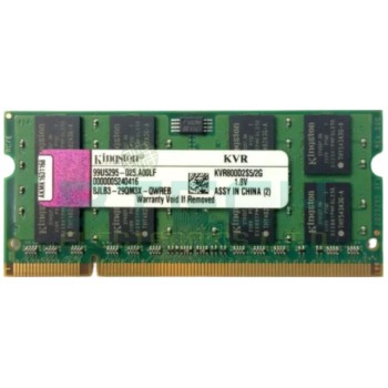 SODIMM-память Память в компьютере Kingston 2GB DDR2 800Mhz 1.8V KVR800D2S5/2G