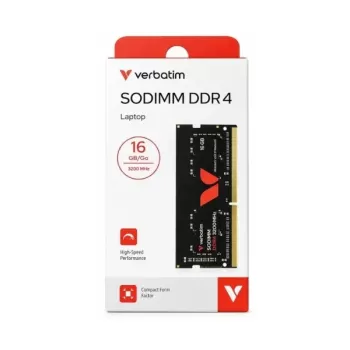 SODIMM-память Verbatim 16GB DDR4 3200MHz SODIMM 1.2V 30110 16GB DDR4 SO-DIMM 3200MHz - официальный импортер