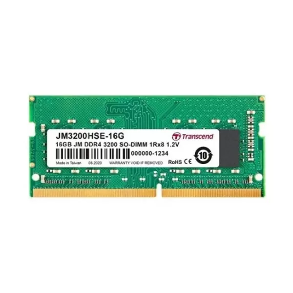 SODIMM-память Transcend JetRam DDR4 3200 SO-DIMM 16GB JM3200HSE-16G 16GB DDR4 3200MHz