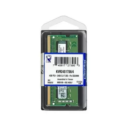 זיכרון SODIMM Kingston KVR24S17S6/4 4GB DDR4 SO-DIMM 2400MHz