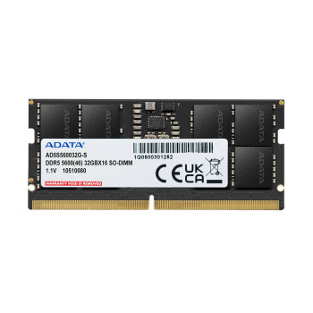 SODIMM memory Adata AD5S560016G-S 16GB DDR5 5600MHz CL46 1.1V.. SODIMM memory Adata AD5S560016G-S 16GB DDR5 5600MHz CL46 1.1V..