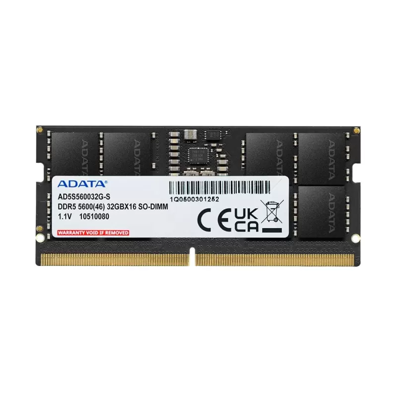 SODIMM memory Adata AD5S560016G-S 16GB DDR5 SO-DIMM 5600MHz CL46 1.1V