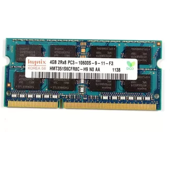 זיכרון SODIMM Sk Hynix HMT351S6CFR8C-H9 N0 AA 143 4GB DDR3 SO-DIMM 1333MHz מצב:משומש