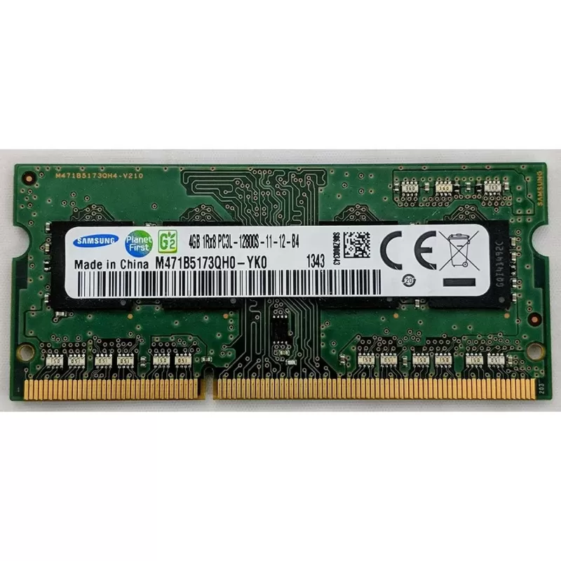זיכרון SODIMM Samsung M471B5173QH0-YK0 4GB DDR3L SO-DIMM 1600MHz CL11 1.35V
