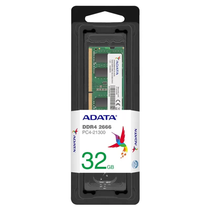 SODIMM memory Adata Premier AD4S266632G19-SGN 32GB DDR4 SO-DIMM 2666MHz
