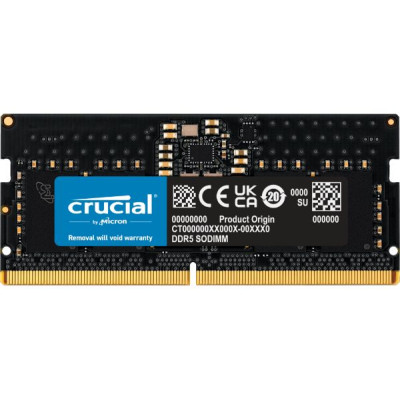 SODIMM-память Crucial CT8G56C46S5 8GB DDR5 5600Mhz CL46 1.1V SODIMM-память Crucial CT8G56C46S5 8GB DDR5 5600Mhz CL46 1.1V