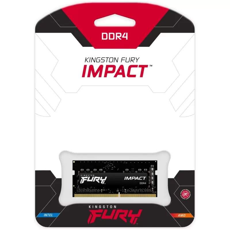 SODIMM memory Kingston FURY Impact DDR4 8GB 3200MHz CL20 KF432S20IB/8 8GB DDR4 SO-DIMM 3200MHz