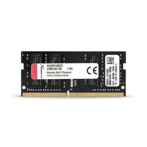 זיכרון SODIMM Kingston HyperX IMPACT HX426S15IB2/8 8GB DDR4 SO-DIMM 2666MHz Cl15  1.2V