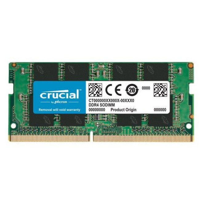 SODIMM memory Crucial CT8G4SFRA266 8GB DDR4 2666MHz CL=19 SODIMM memory Crucial CT8G4SFRA266 8GB DDR4 2666MHz CL=19