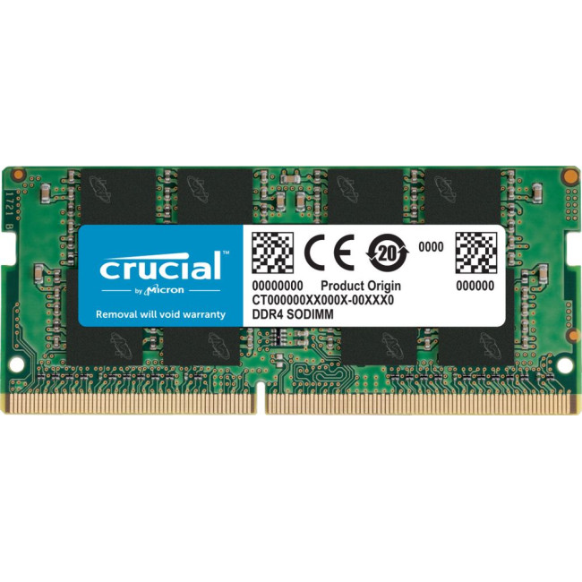 SODIMM memory Crucial CT8G4SFRA32A 8GB DDR4 3200MHz 22 cycles SODIMM memory Crucial CT8G4SFRA32A 8GB DDR4 3200MHz 22 cycles