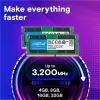 SODIMM-память Crucial CT8G4SFRA32A 8GB DDR4 SO-DIMM 3200MHz 22 cycles