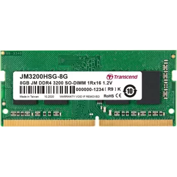 SODIMM memory Transcend JM3200HSG-8G 8GB DDR4 SO-DIMM 3200MHz CL22 1.2V