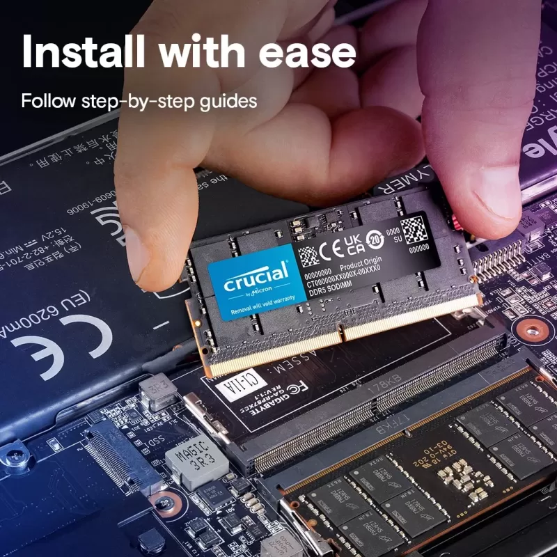 זיכרון SODIMM Crucial CT32G56C46S5 32GB DDR5 SO-DIMM 5600MHz CL46
