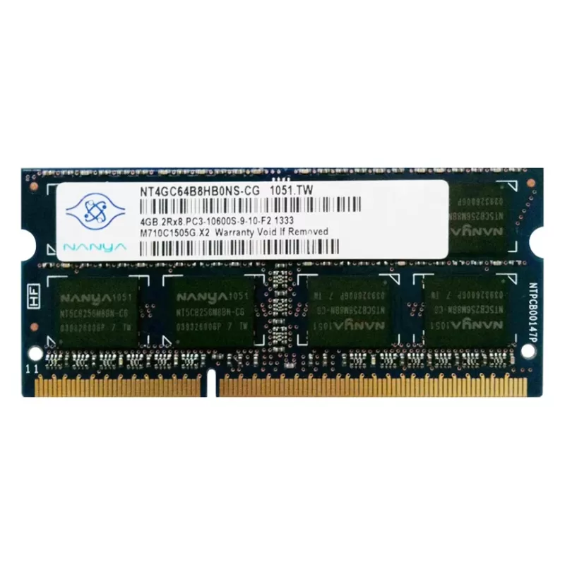 SODIMM-память Nanya NT4GC64B8HB0NS-CG 4GB DDR3 SO-DIMM 1333MHz Состояние:б/у SODIMM-память Nanya NT4GC64B8HB0NS-CG 4GB DDR3 SO-DIMM 1333MHz Состояние:б/у
