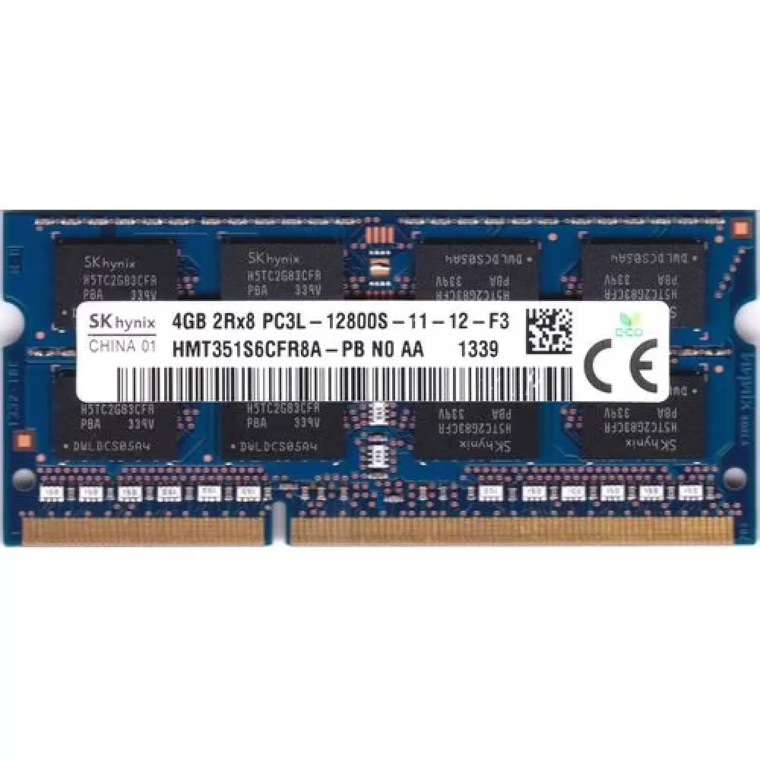 SODIMM-память G.Skill HMT351S6CFR8A-PB 4GB DDR3L SO-DIMM 1600MHz 11-11-11-32 1.35V OEM, без оригинальной упаковки