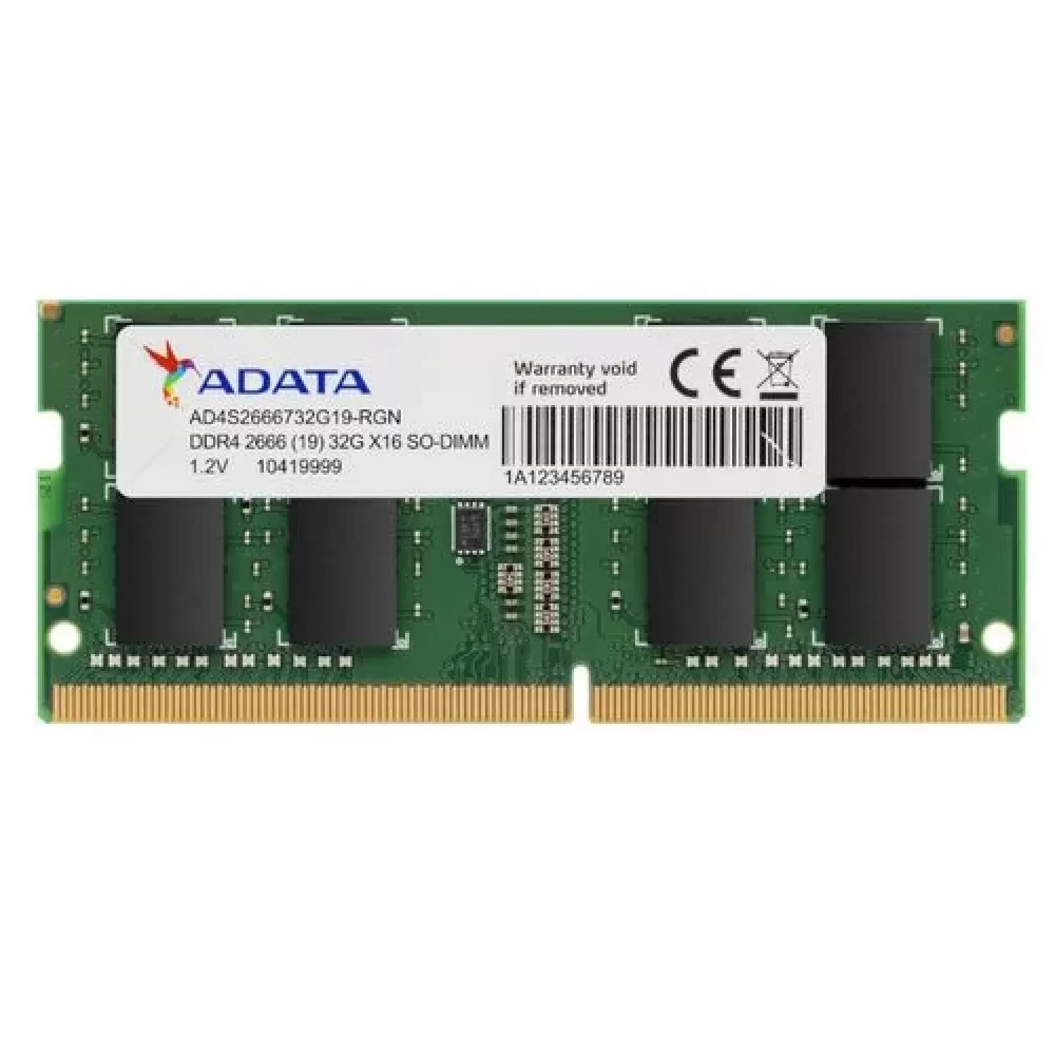 SODIMM-память Adata Premier AD4S2666732G19-SGN 32GB DDR4 SO-DIMM 2666MHz