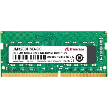 SODIMM memory Transcend JM3200HSB-8G 8GB DDR4 SO-DIMM 3200MHz CL22 1.2V