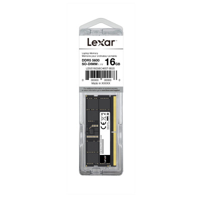 SODIMM-память Lexar LD5S16G56C46ST-BGS 16GB DDR5 5600MHz CL46 SODIMM-память Lexar LD5S16G56C46ST-BGS 16GB DDR5 5600MHz CL46