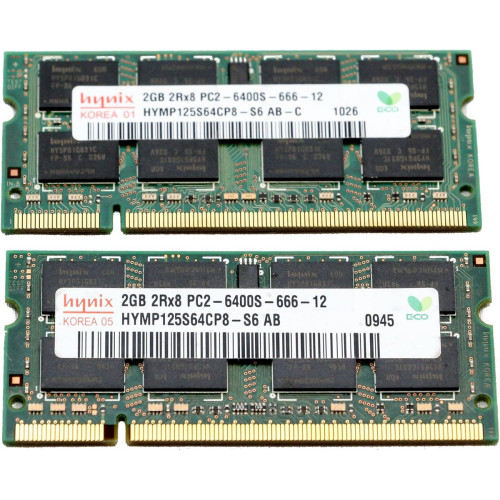 Desktop Memory DRAM Sk Hynix HYMP125S64CP8-S6 AB-C 4GB DDR2 800MHz OEM, without