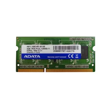 SODIMM memory Adata AM1L16BC4R1-B1GS 4GB DDR3L SO-DIMM 1333MHz Condition:Used SODIMM memory Adata AM1L16BC4R1-B1GS 4GB DDR3L SO-DIMM 1333MHz Condition:Used