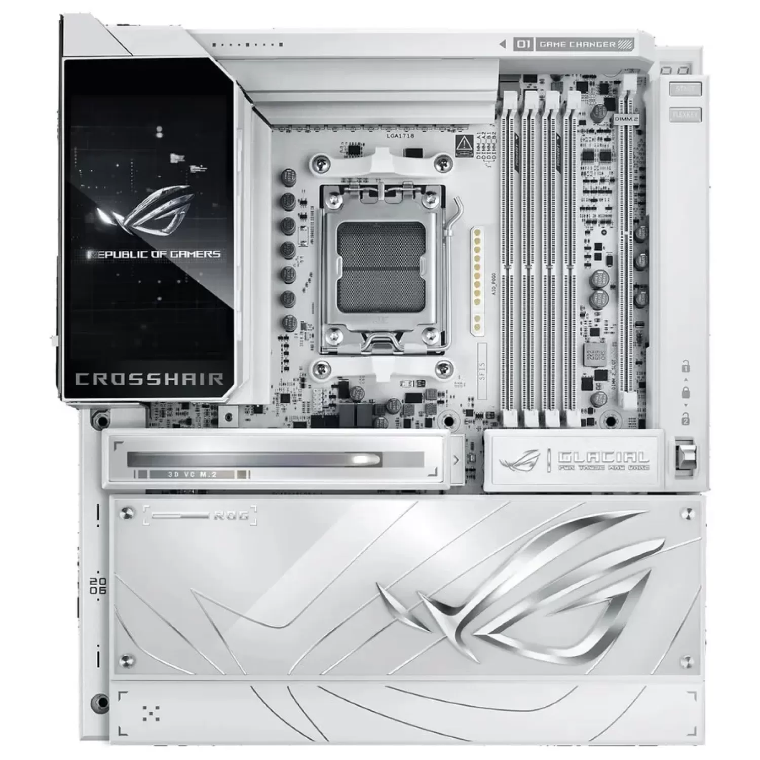 Материнская Плата Asus ROG CROSSHAIR X870E GLACIAL DDR5 AM5
