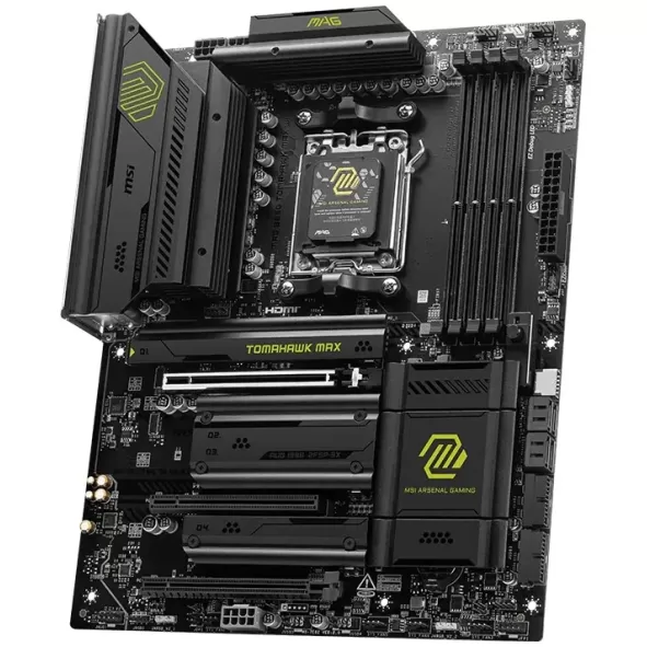 Материнская Плата MSI MAG B850 TOMAHAWK MAX WIFI DDR5 AM5 Материнская Плата MSI MAG B850 TOMAHAWK MAX WIFI DDR5 AM5