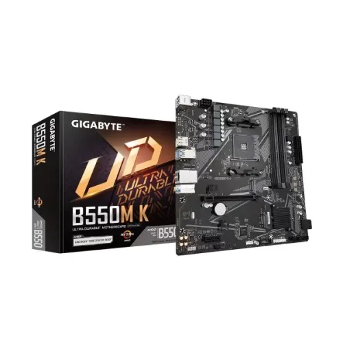 לוח אם Gigabyte B550M K DDR4 AM4 - יבואן רשמי לוח אם Gigabyte B550M K DDR4 AM4 - יבואן רשמי