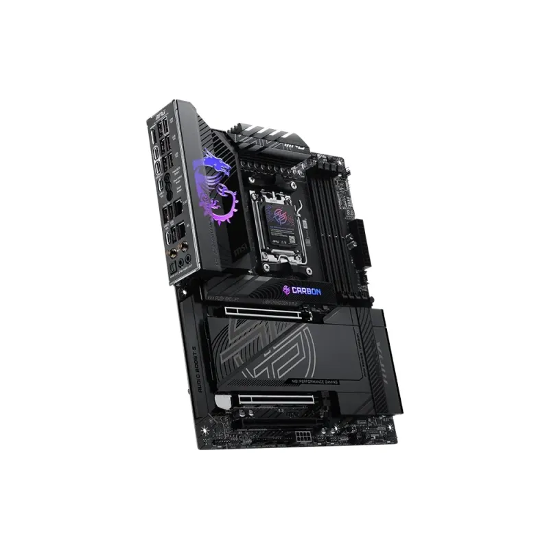 לוח אם MSI MPG X870E CARBON MAX WIFI DDR5 AM5 לוח אם MSI MPG X870E CARBON MAX WIFI DDR5 AM5