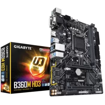לוח אם Gigabyte GA-B360M HD3 DDR4 LGA1151 - יבואן רשמי