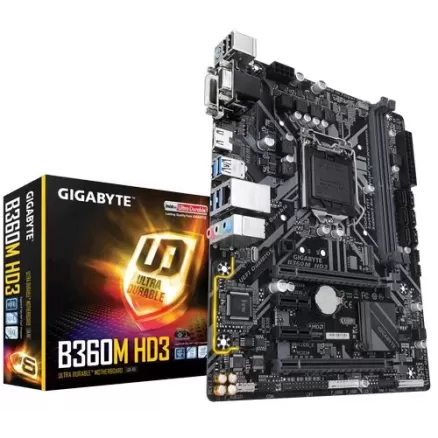 Motherboard Gigabyte GA-B360M HD3 DDR4 LGA1151 - official importer