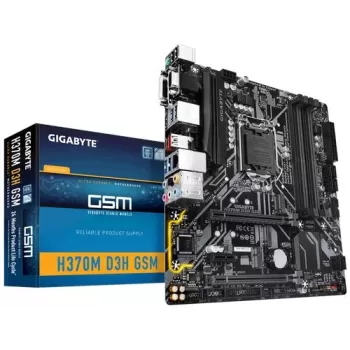 לוח אם Gigabyte H370M D3H GSM DDR4 LGA1151 - יבואן רשמי