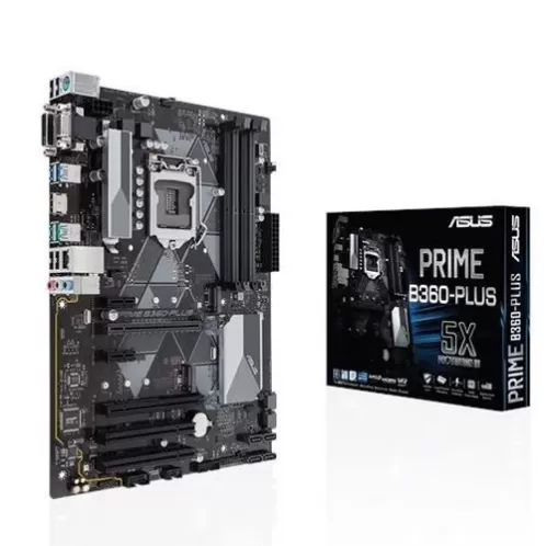 לוח אם Asus PRIME B360-PLUS DDR4 LGA1151 לוח אם Asus PRIME B360-PLUS DDR4 LGA1151