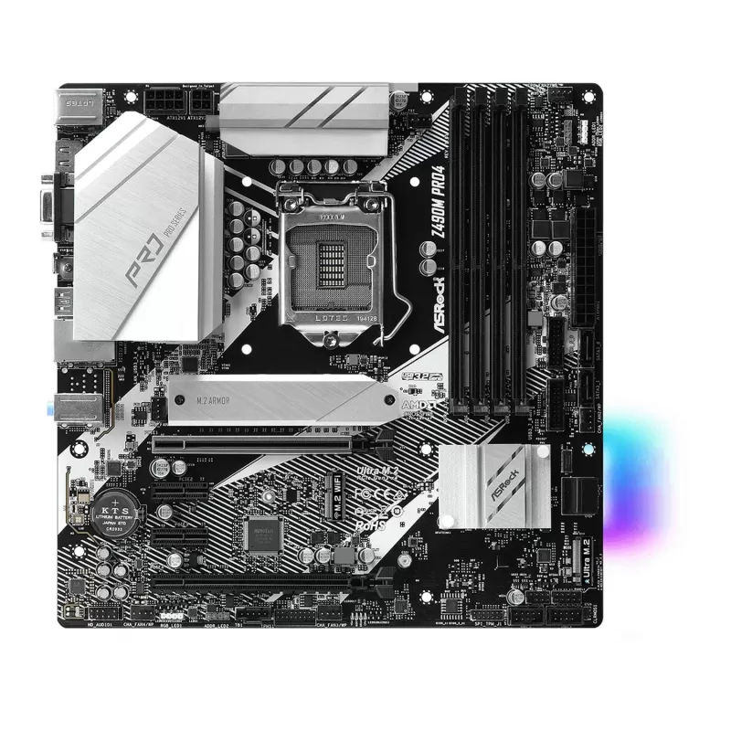 Материнская Плата ASRock Z490M Pro4 DDR4 LGA1200