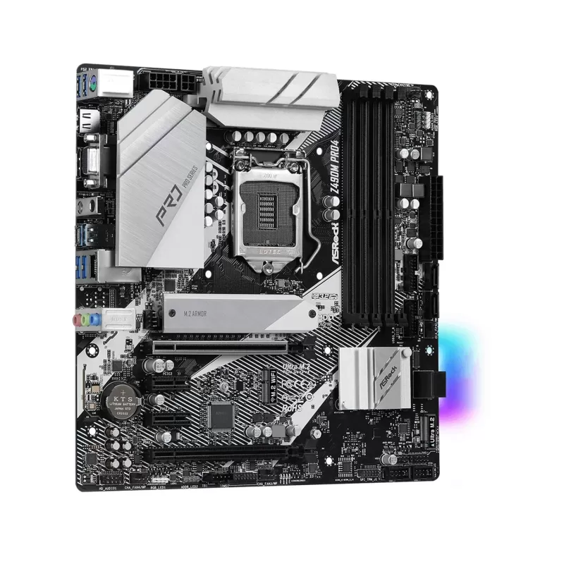 Материнская Плата ASRock Z490M Pro4 DDR4 LGA1200