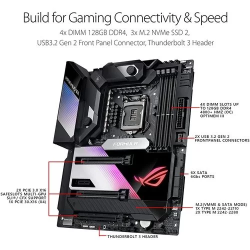 לוח אם Asus ROG MAXIMUS XII FORMULA DDR4 LGA1200