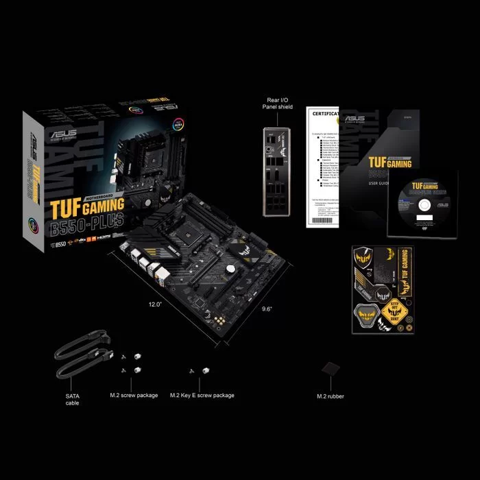 Материнская Плата Asus TUF GAMING B550-PLUS DDR4 DIMM AM4
