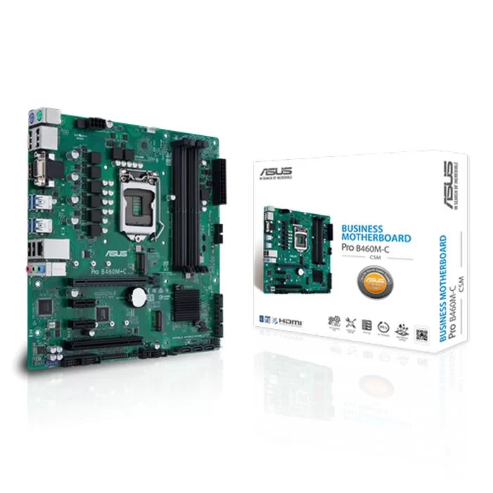 לוח אם Asus Pro B460M-C/CSM DDR4 DIMM LGA1200