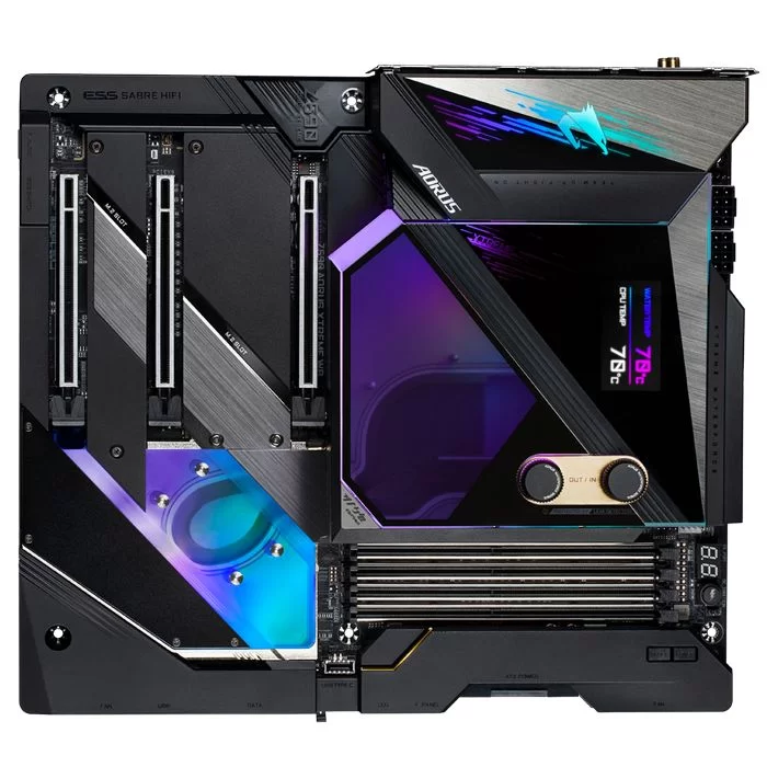 Motherboard Gigabyte Z590 AORUS XTREME WATERFORCE DDR4 DIMM LGA1200 Motherboard Gigabyte Z590 AORUS XTREME WATERFORCE DDR4 DIMM LGA1200
