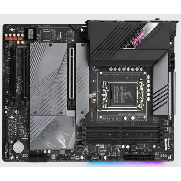 לוח אם Gigabyte B660 AORUS MASTER DDR4 DDR4 DIMM LGA1700 - יבואן רשמי