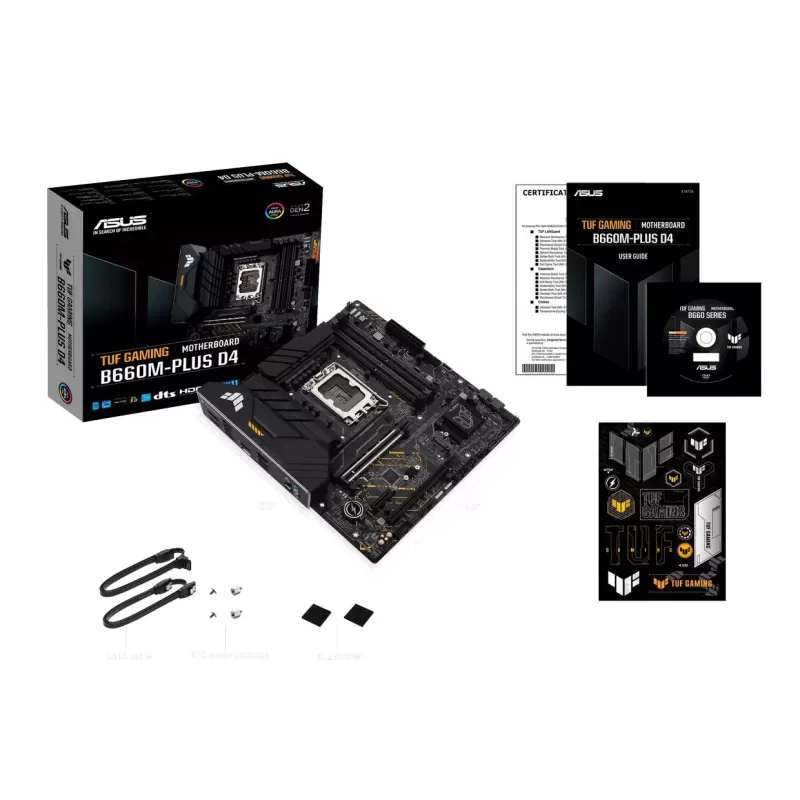 לוח אם Asus TUF GAMING B660M-PLUS D4 DDR4 DIMM LGA1700