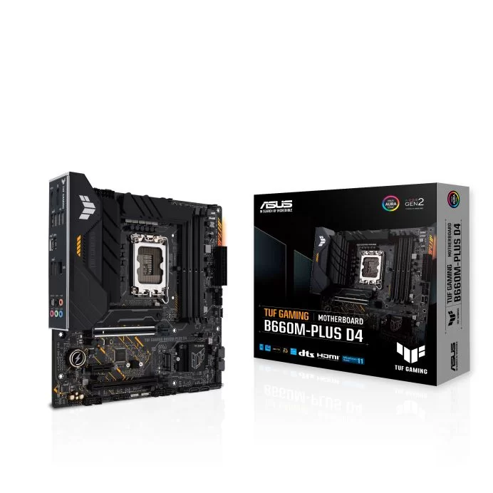 לוח אם Asus TUF GAMING B660M-PLUS D4 DDR4 DIMM LGA1700