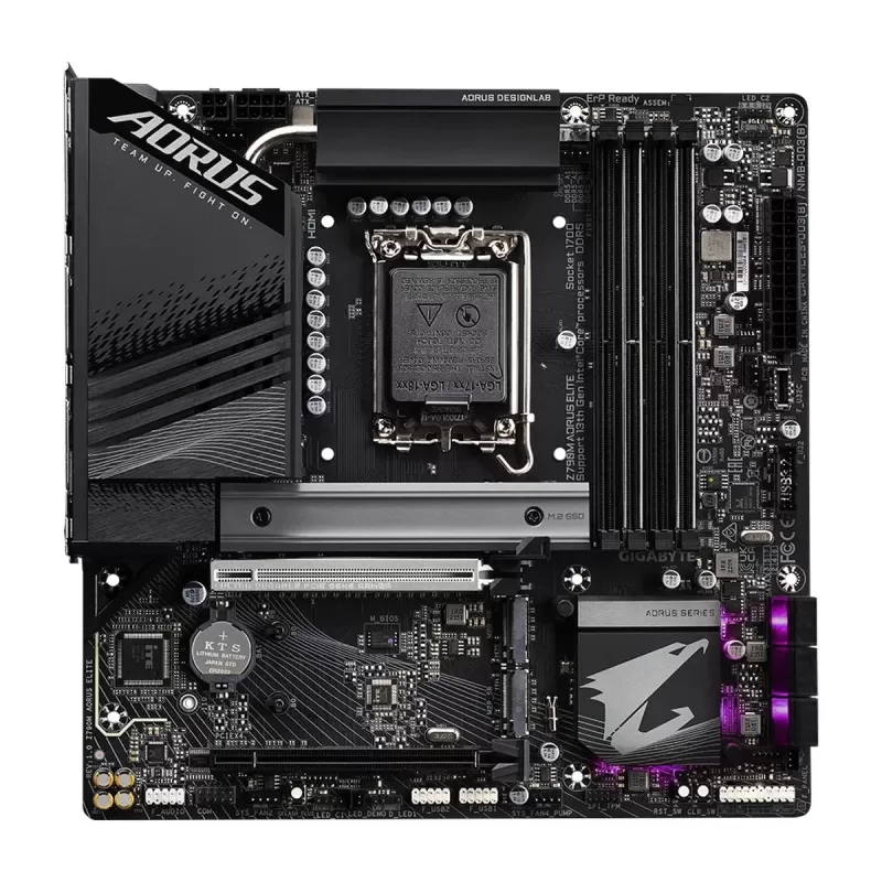 לוח אם Gigabyte Z790M AORUS ELITE DDR5 DIMM LGA1700 - יבואן רשמי