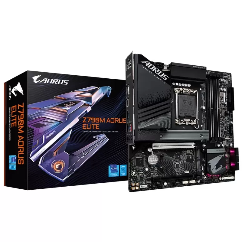 לוח אם Gigabyte Z790M AORUS ELITE DDR5 DIMM LGA1700 - יבואן רשמי