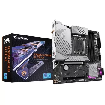 לוח אם Gigabyte B760M AORUS ELITE AX DDR5 LGA1700 - יבואן רשמי