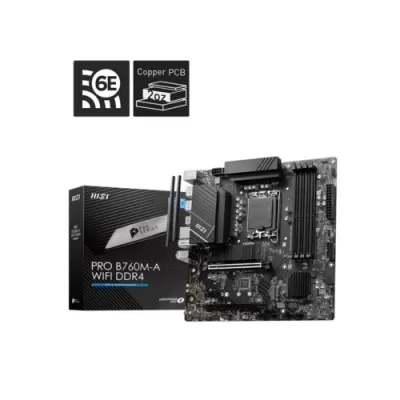 לוח אם MSI PRO B760M-A WIFI DDR4 LGA1700