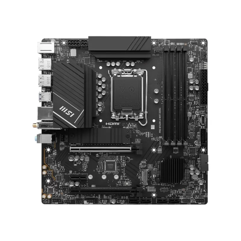לוח אם MSI PRO B760M-A WIFI DDR4 LGA1700