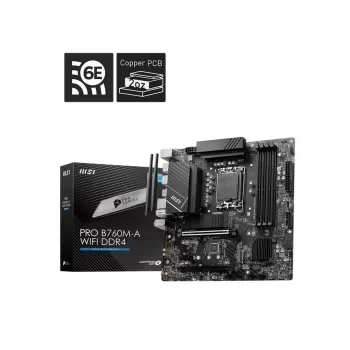 לוח אם MSI PRO B760M-A WIFI DDR4 LGA1700