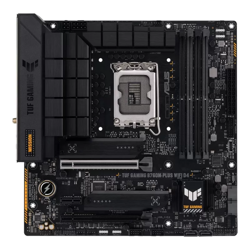 Материнская Плата Asus TUF GAMING B760M-PLUS WIFI D4 DDR4 DIMM LGA1700